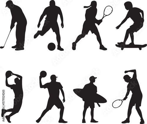 American Football Player Silhouette in Action Pose

Football Helmet and Ball Vector Design

Running Quarterback Silhouette for Sports Design

Black American Football Silhouette Illustration

Team Spor