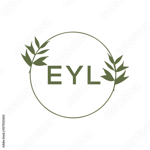 EYL Letter Initial Logo Design Template Vector Illustration