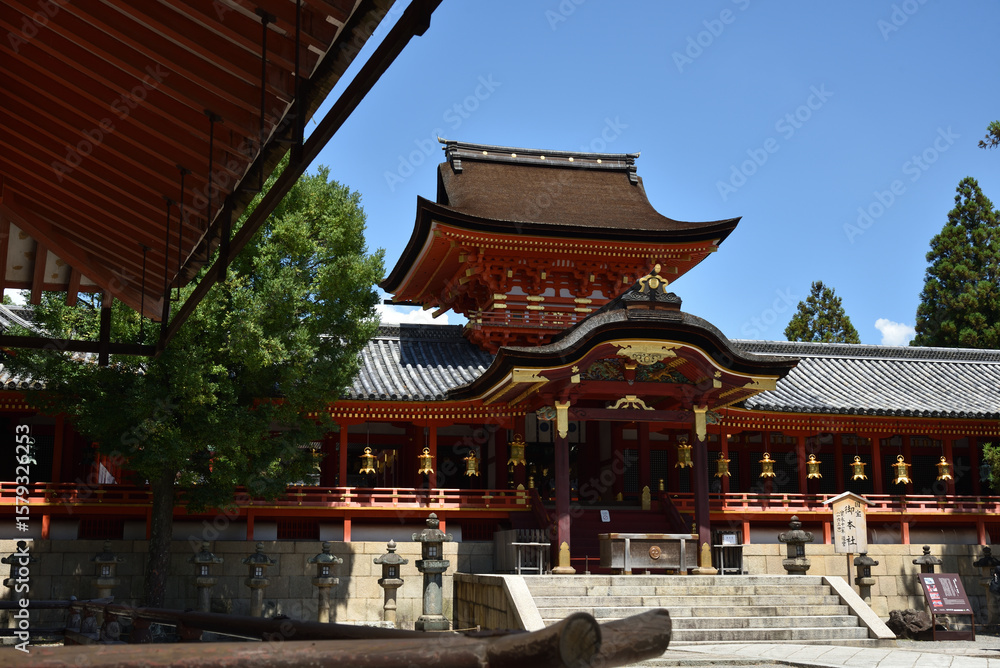 Naklejka premium 石清水八幡宮 御本社【国宝】 京都府八幡市