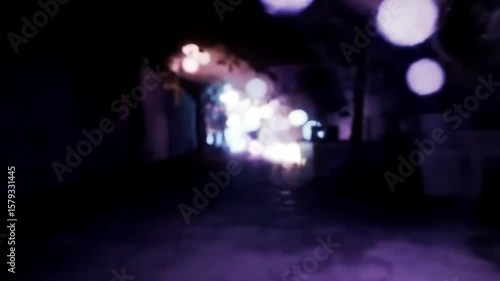 Soft Pastel Bokeh Lights Moving Abstractly in Loop