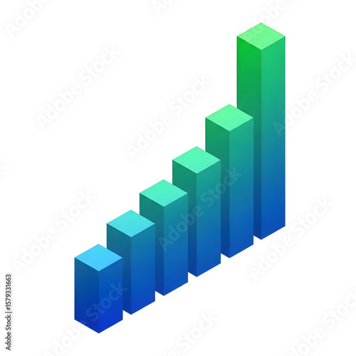 Isometric Bar Graph Illustration Displaying Growing Trend and Statistical Data Analysis for Business Success Free Download Isometric Bar Graph Illustration Displaying Growing Trend and Statistical Data Analysis for Business Success - GFXLoad