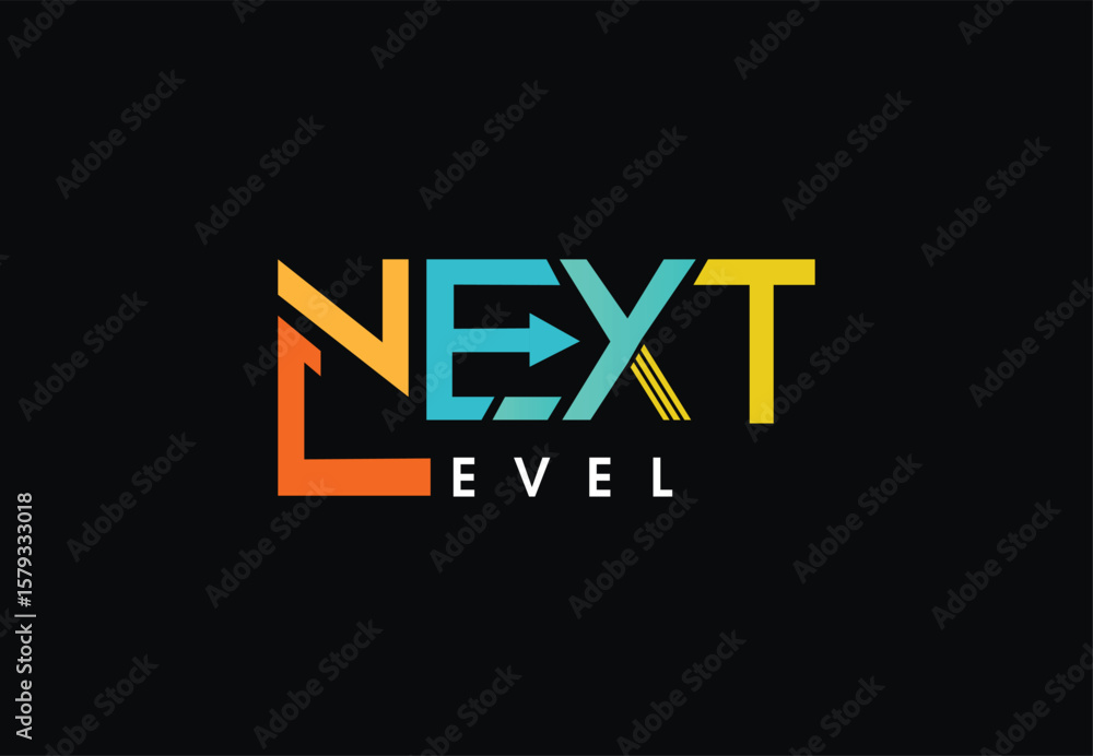 Obraz premium Next level icon, 