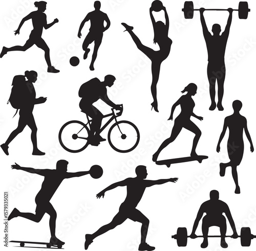 American Football Player Silhouette in Action Pose

Football Helmet and Ball Vector Design

Running Quarterback Silhouette for Sports Design

Black American Football Silhouette Illustration

Team Spor