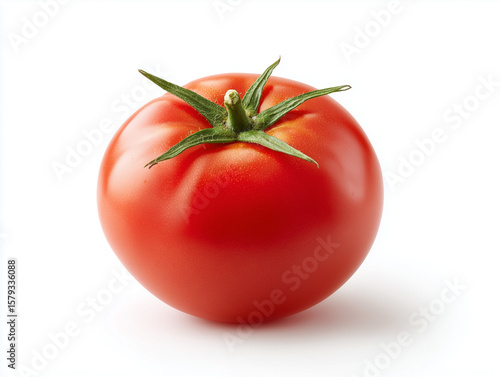 Wallpaper Mural Fresh Tomato Isolated on White Background Torontodigital.ca