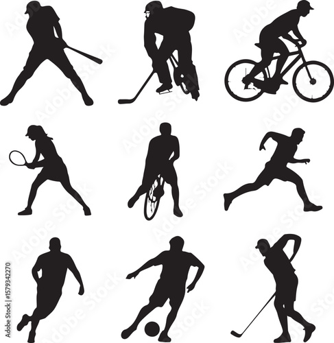 American Football Player Silhouette in Action Pose

Football Helmet and Ball Vector Design

Running Quarterback Silhouette for Sports Design

Black American Football Silhouette Illustration

Team Spor