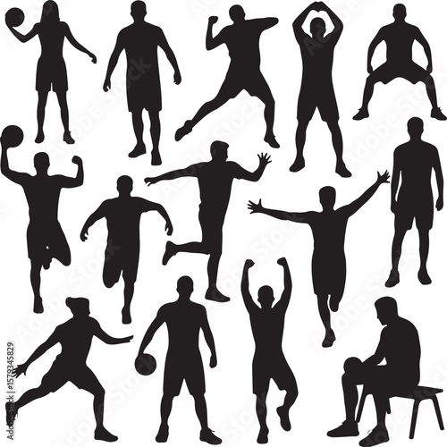 American Football Player Silhouette in Action Pose

Football Helmet and Ball Vector Design

Running Quarterback Silhouette for Sports Design

Black American Football Silhouette Illustration

Team Spor