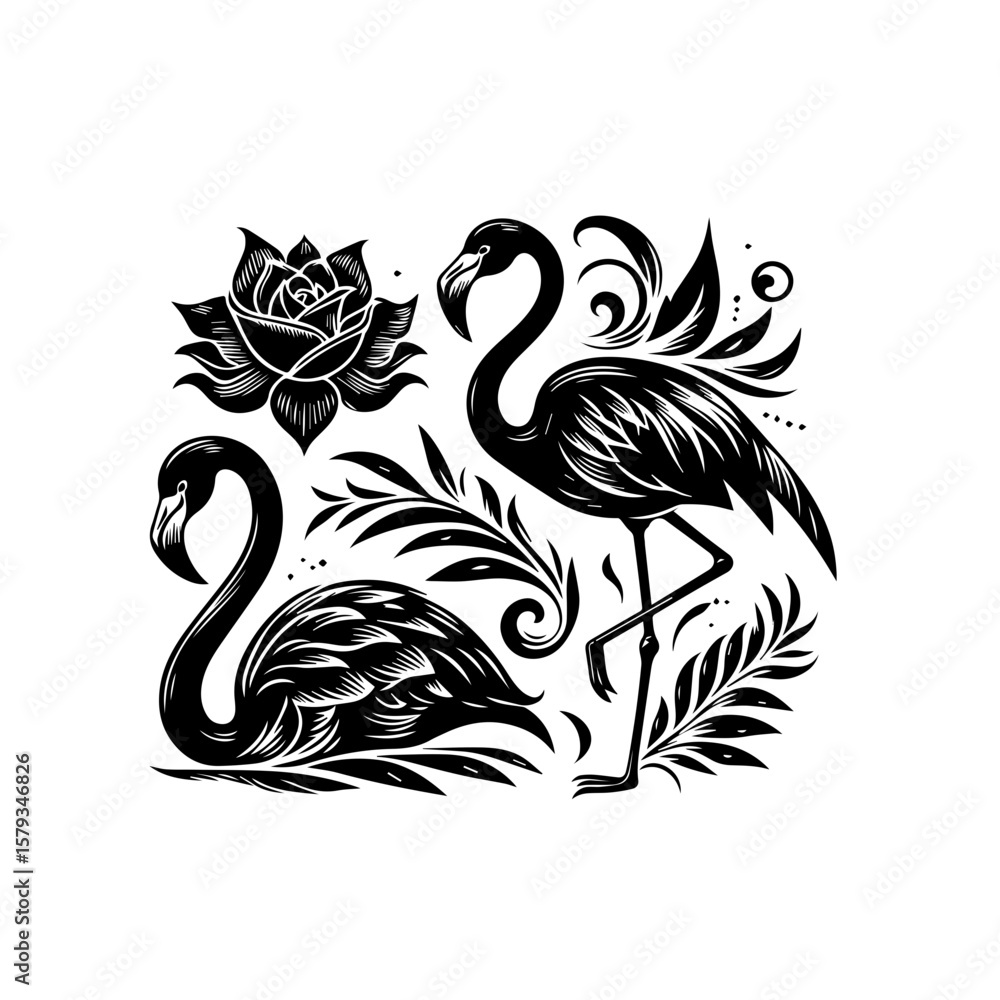 Obraz premium Abstract Black Background Texture Image