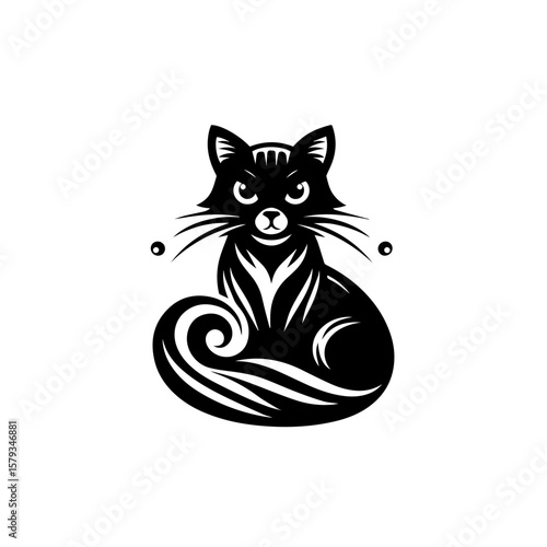Abstract Black Background Texture Image
