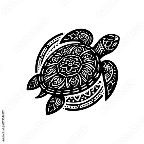 Abstract Black Background Texture Image