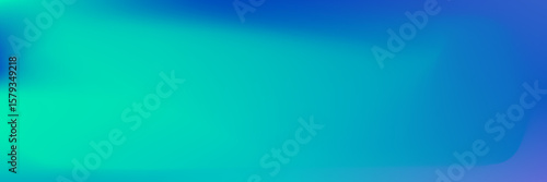 Gradient mesh aqua marine smooth background. Blue gradient mesh aquamarine teal abstract design. Emerald color bg. Vector illustration
