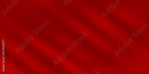 Luxury red satin smooth fabric background. Abstract background luxury red cloth or liquid wave or wavy folds of silk satin background. Red silky fabric. Decoration element for design. 