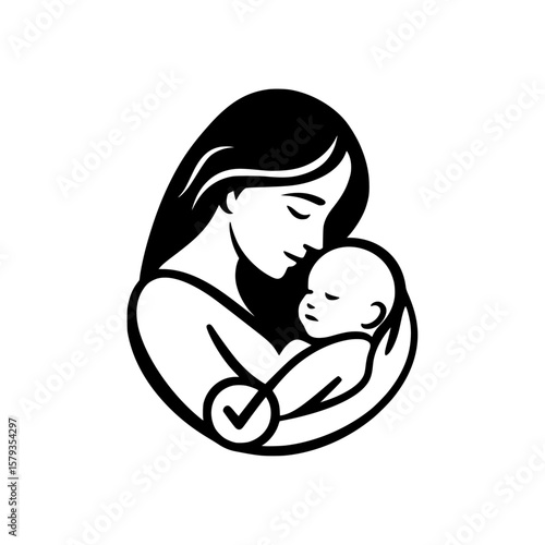 Mother care icon