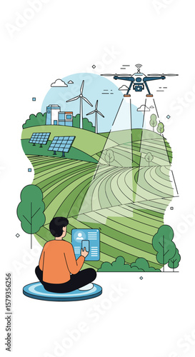 Modern agriculture technologies enhance crop yields and sustainability utilizing drones sensors and data analytics