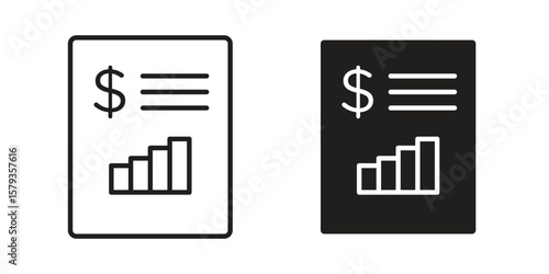 capital gain icons in trendy linear style vector. Vector illustration