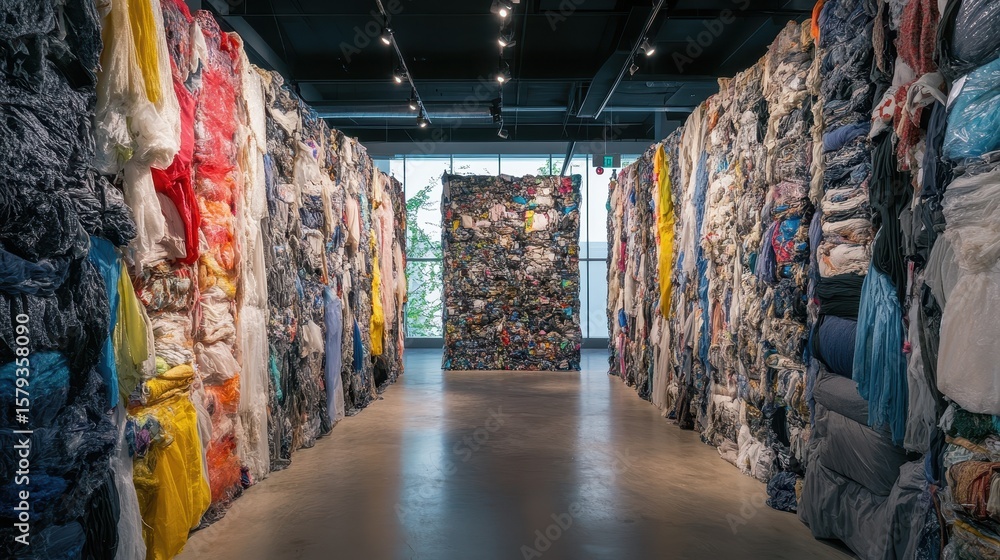 Obraz premium Revolutionizing Recycling in Textile Industry through Closed Loop Systems