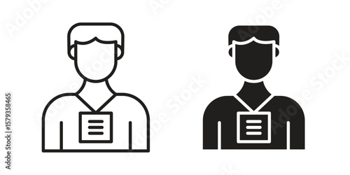 Tourist Guide icons in trendy linear style vector. Vector illustration