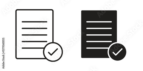Reservation icons in trendy linear style vector. Vector illustration
