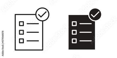 Requirements icons in trendy linear style vector. Vector illustration