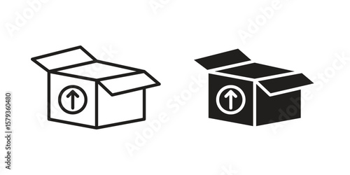 Product release icons in trendy linear style vector. Vector illustration