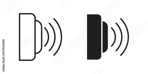 Infrared icons in trendy linear style vector. Vector illustration