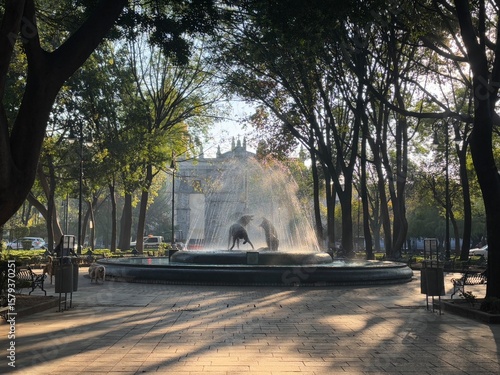 Mexico City - Coyoacan, Fuente de los Coyotes