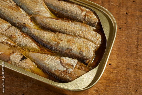 A can of Brisling Sardines, also called 