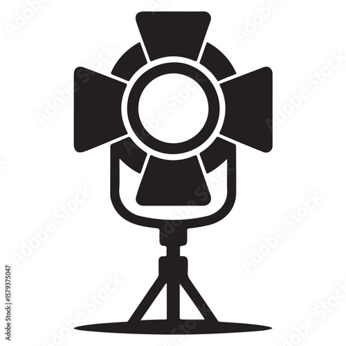 Professional Stage Lighting Silhouette for Theater Production