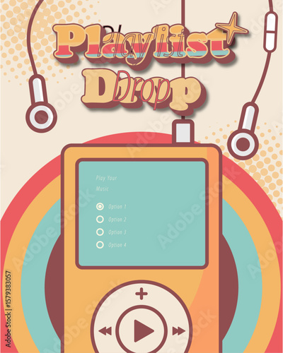 Instagram post templates designed with a retro aesthetic, incorporating elements like vintage typography, grain textures, old-school tech