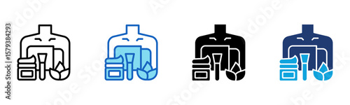 Body Polish icon Multi Style Vector Illustration