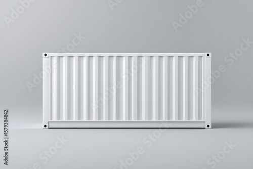 Wallpaper Mural Shipping container mockup showcase studio setting graphic design minimalist environment front view modern concept Torontodigital.ca