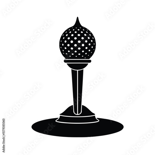 Monument Shaped Golf Tee Design
