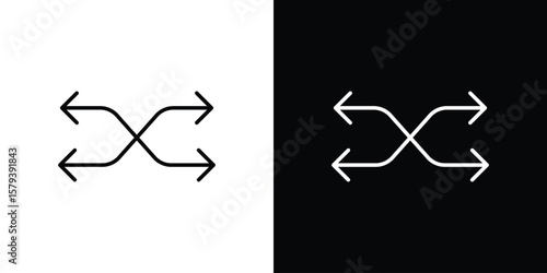 Versatile icon in outline and solid vector sign for web