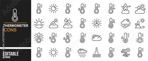 High-Quality Weather Forecasting Icons for Apps and Websites