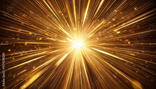 a luminous gold starburst texture background with radiating light effects