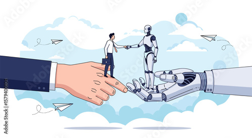 Understanding the symbiotic relationship between humans and advanced artificial intelligence technologies for future progress
