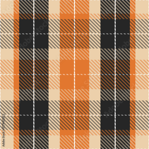 Tartan plaid seamless pattern for making dress, skirt, and other cloth
