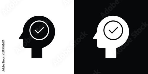 Understand icon vector glyph pack. Black silhouette icons.