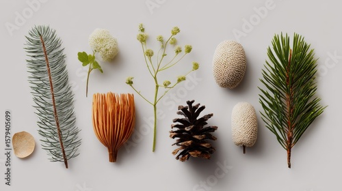 Showcase your marketing with highquality images of essential nature objects against a clean background.