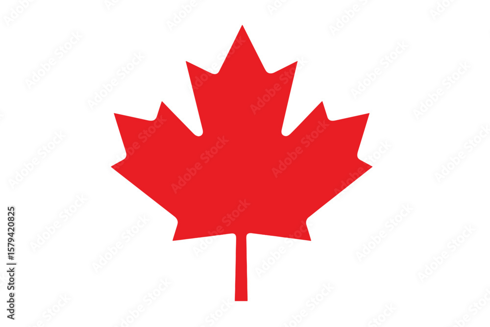Red Maple Leaf Icon Symbol of Canada, Canadian Flag Emblem, National Identity, Patriotic Vector, Transparent PNG, Isolated Clipart, Nature, Autumn, Travel, Culture Red Maple Leaf Icon Symbol of Canada, Canadian Flag Emblem, National Identity, Patriotic Vector, Transparent PNG, Isolated Clipart, Nature, Autumn, Travel, Culture