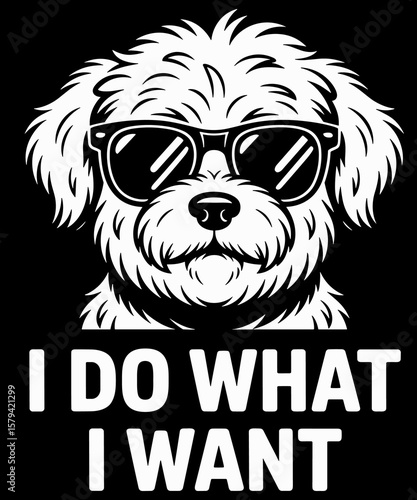 Maltese Dog Owner I Do What I Want Pet