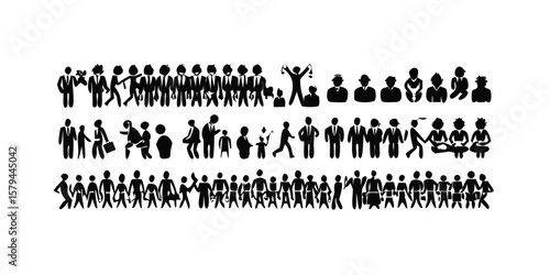 30 Corporate Animal Silhouettes on Transparent Background