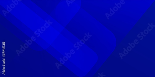 Modern abstract blue background with glowing geometric lines. Blue gradient circle shape design. Futuristic technology concept