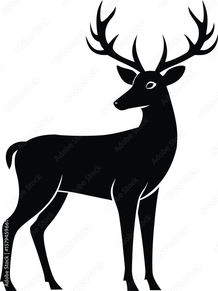 Fototapeta premium deer vector illustration