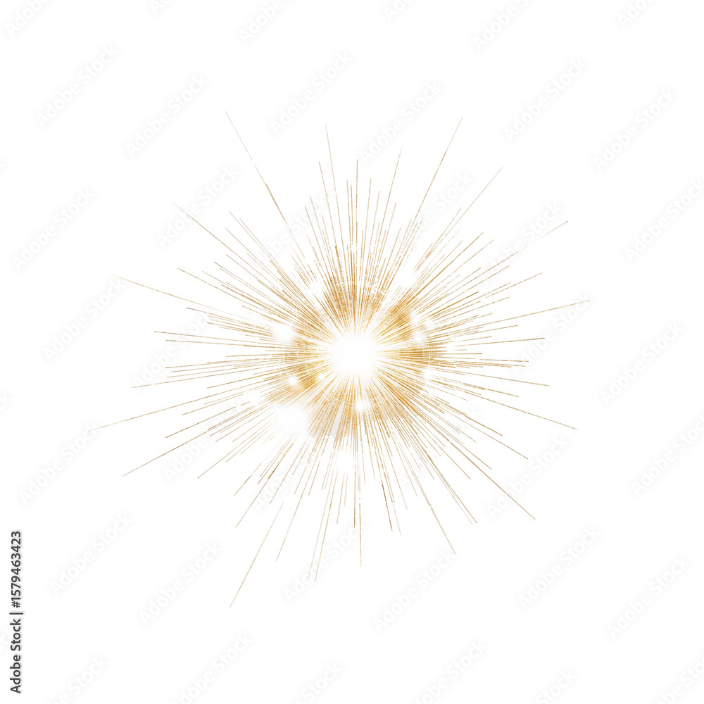 Naklejka premium Radiant Burst of Light