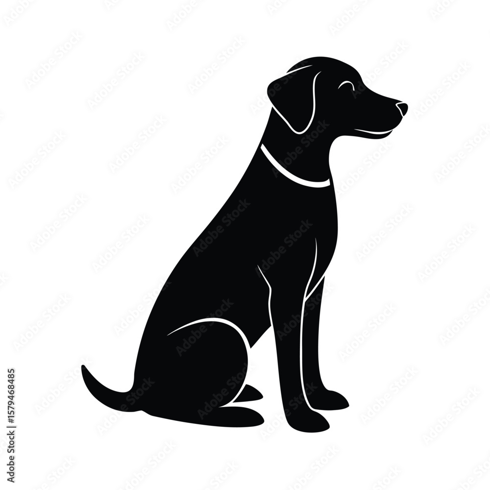 black dog vector illustration
black dog vector illustration