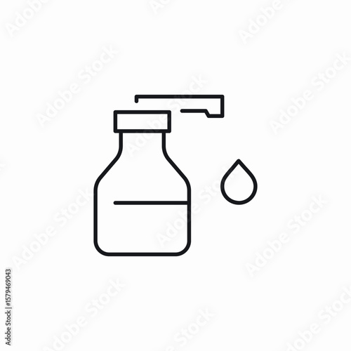 pump liquid icon sign vector