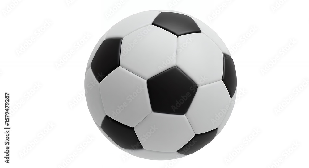Obraz premium Soccer ball isolated on white background