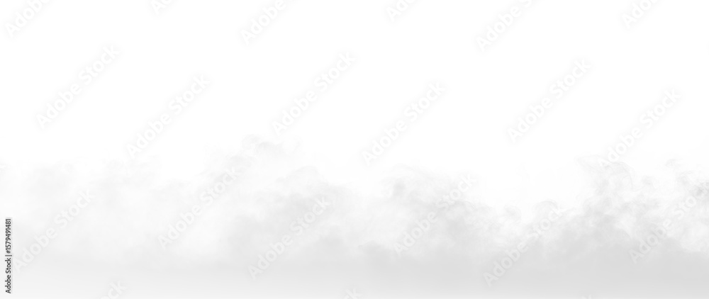 Fototapeta premium Soft white smoke against a stark transparent background creates an abstract and dramatic effect, ideal for artistic designs and overlays.