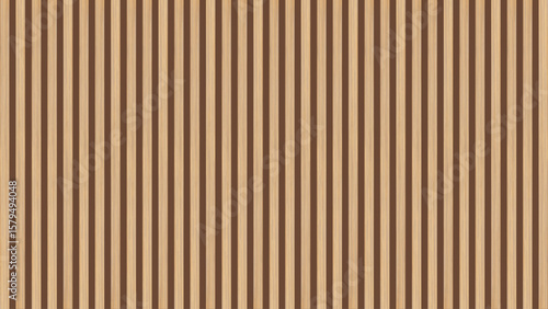 Wood texture wall with vertical planks. Wooden panel wall background. Brown stripes pattern of natural wood grain. Wooden planks cover. Parquet board surface. Oak floor. Vector EPS10