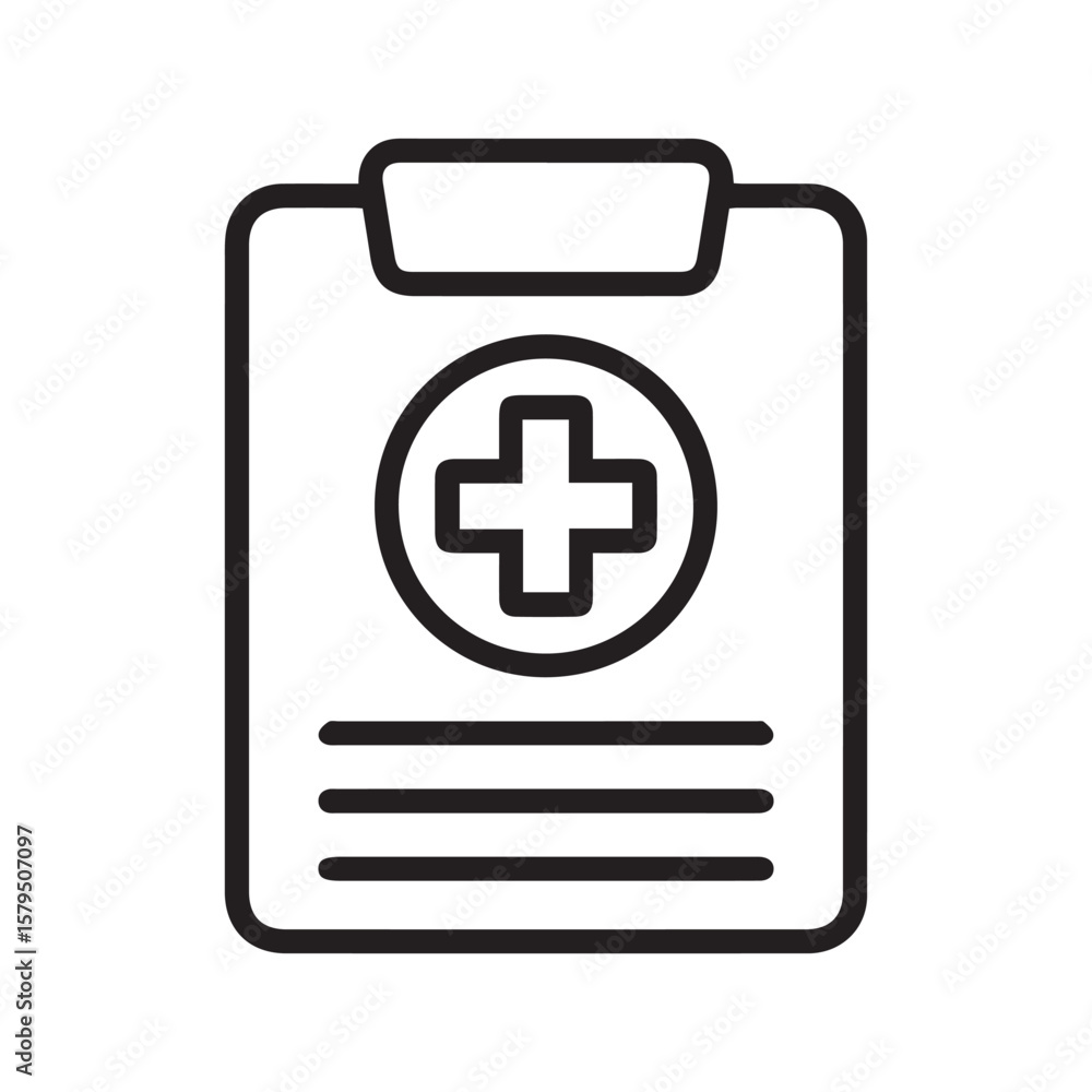 Patient Medical Report in Clipboard Patient Medical Report in Clipboard